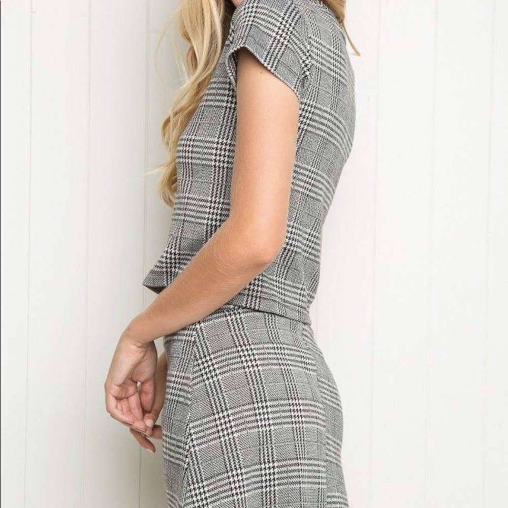 Brandy Melville Plaid Two Piece